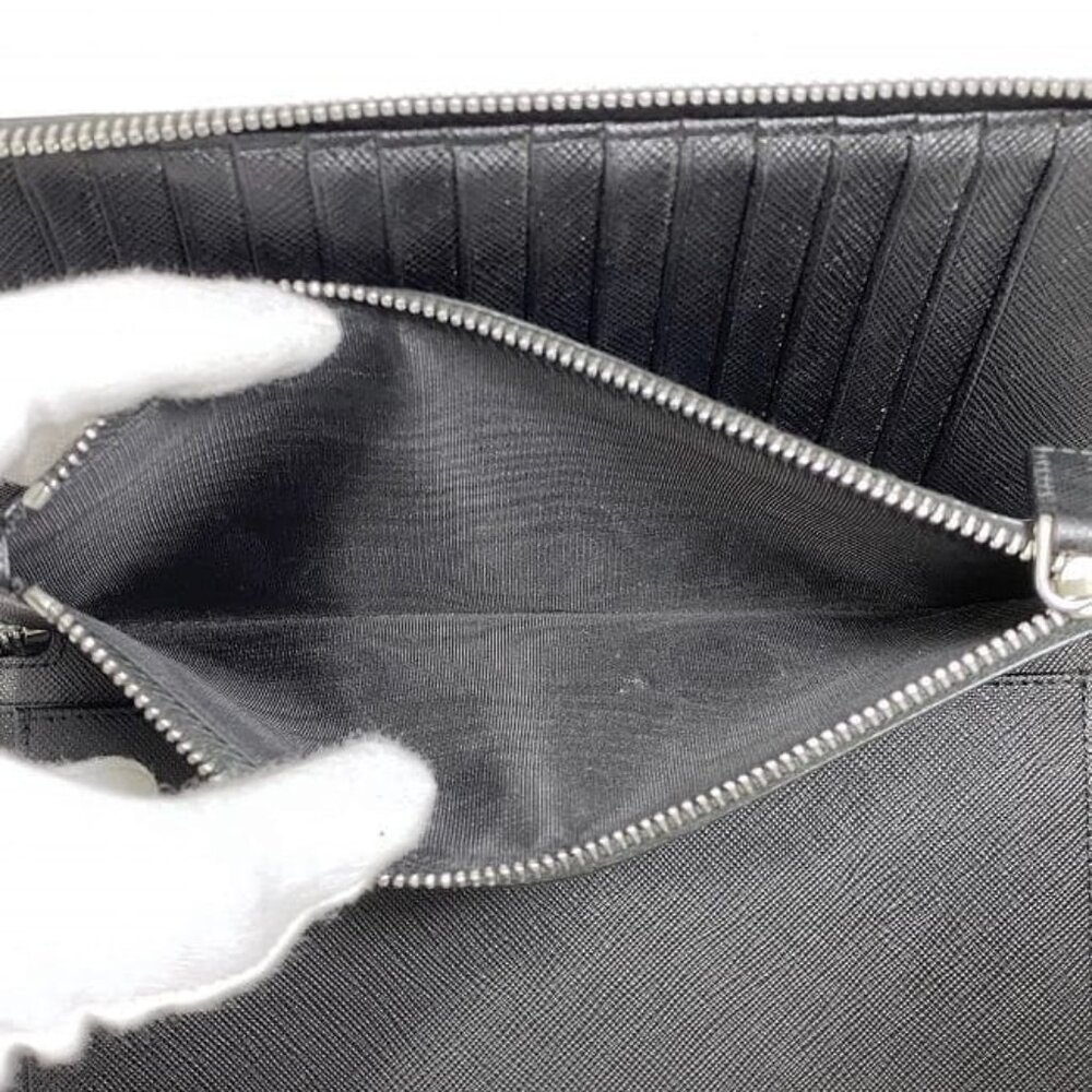 Prada Round Zipper Long Wallet Document Case - Picture 8 of 10